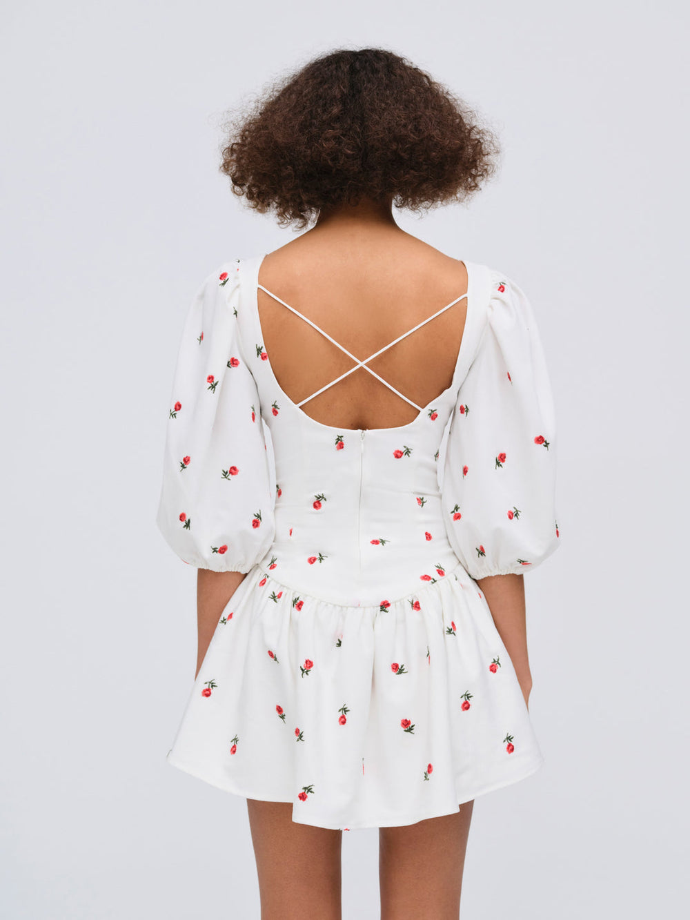 Talia Mini Dress — Cream