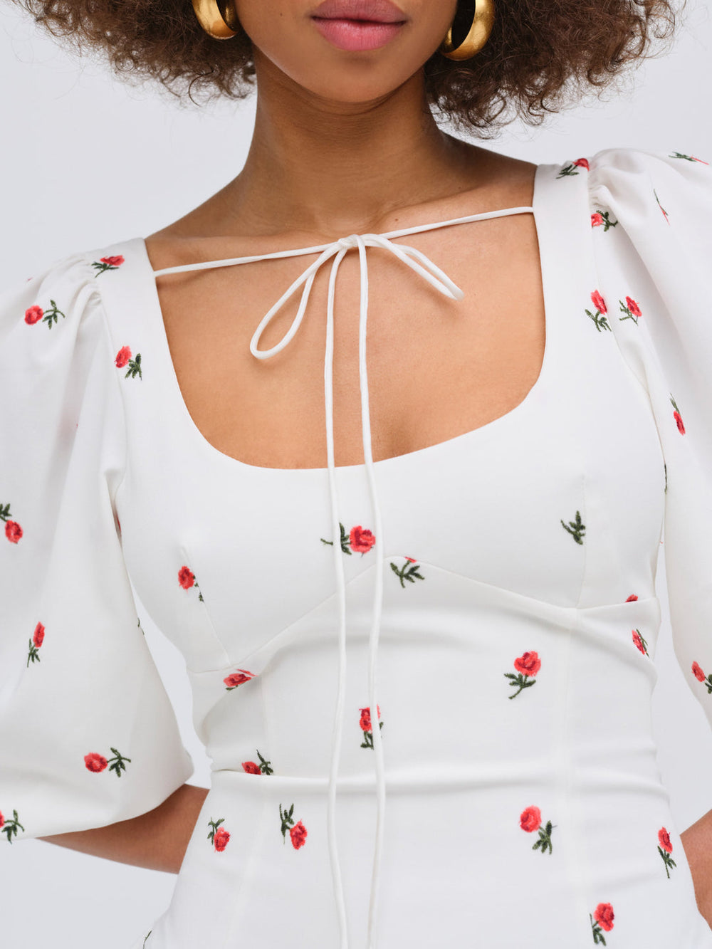 Talia Mini Dress — Cream