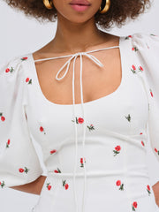 Talia Mini Dress — Cream