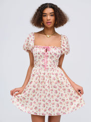 Etienne Mini Dress — Pink