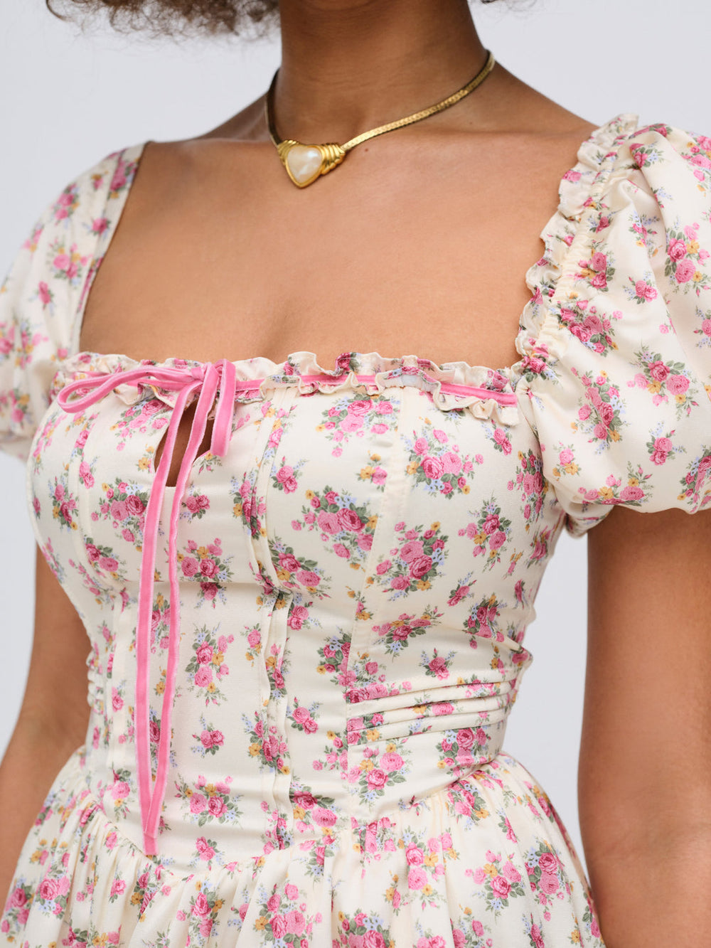 Etienne Mini Dress — Pink