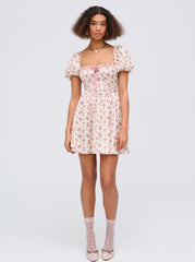 Etienne Mini Dress — Pink
