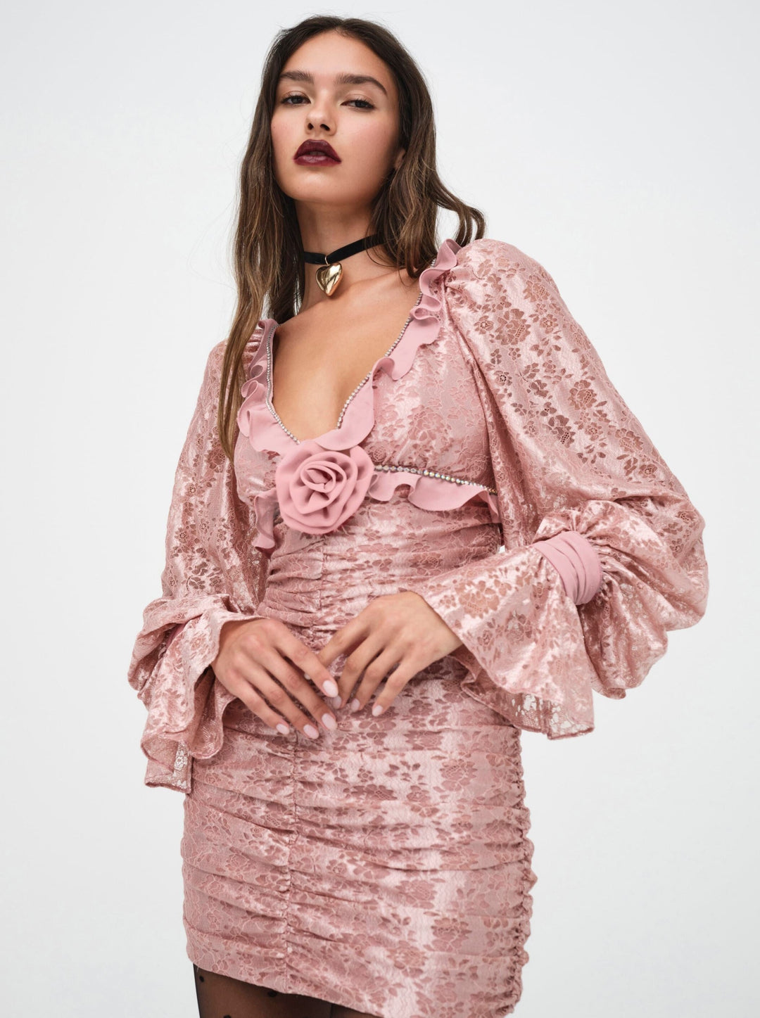 Shawn Mini Dress — Pink