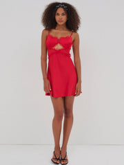 Val Mini Dress — Red