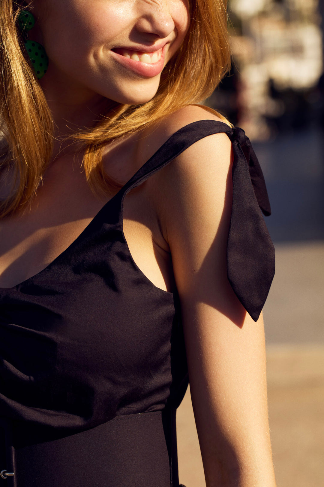 Quinne Mini Dress — Black