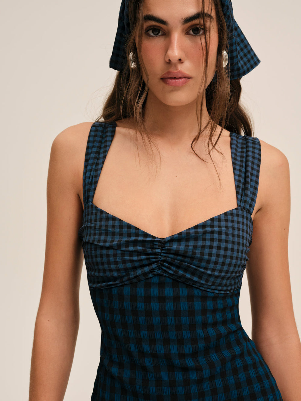 Blue River Mini Dress — Navy