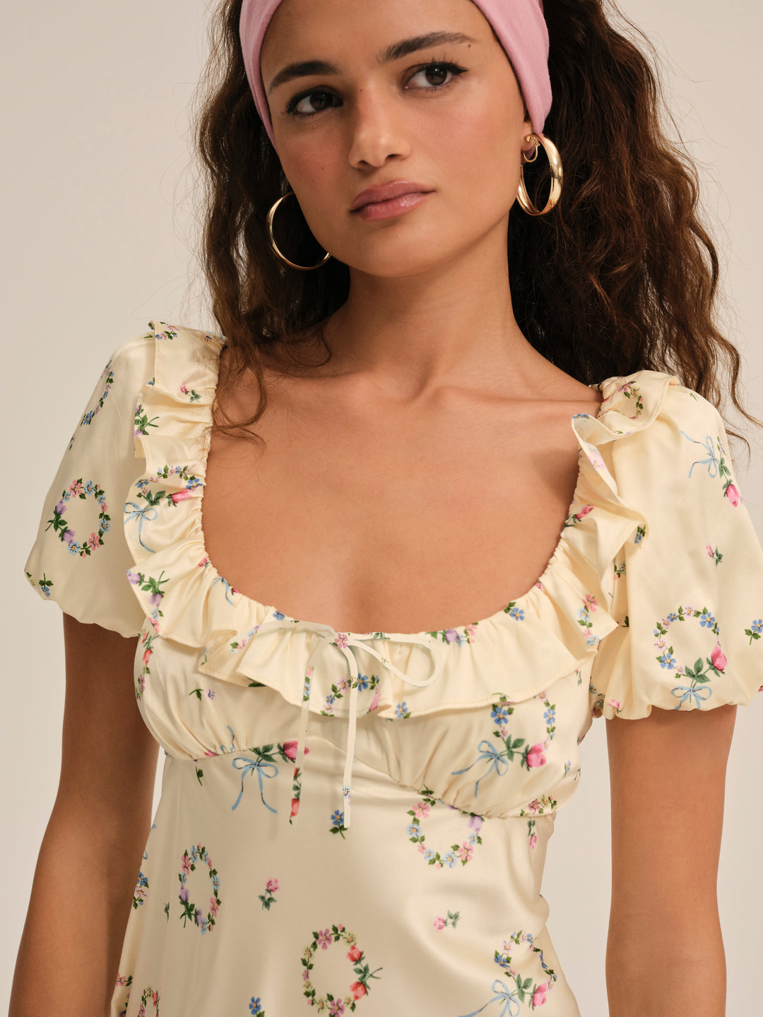 Jaida Mini Dress — Yellow