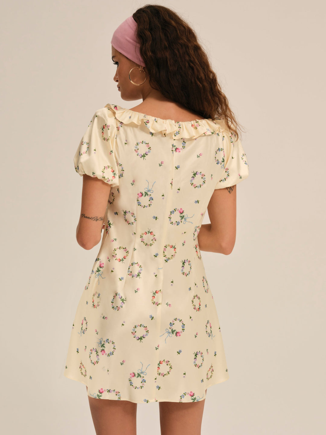 Jaida Mini Dress — Yellow