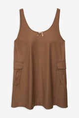 Elanah Mini Dress — CAMEL