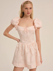 Florence Mini Dress — Peach