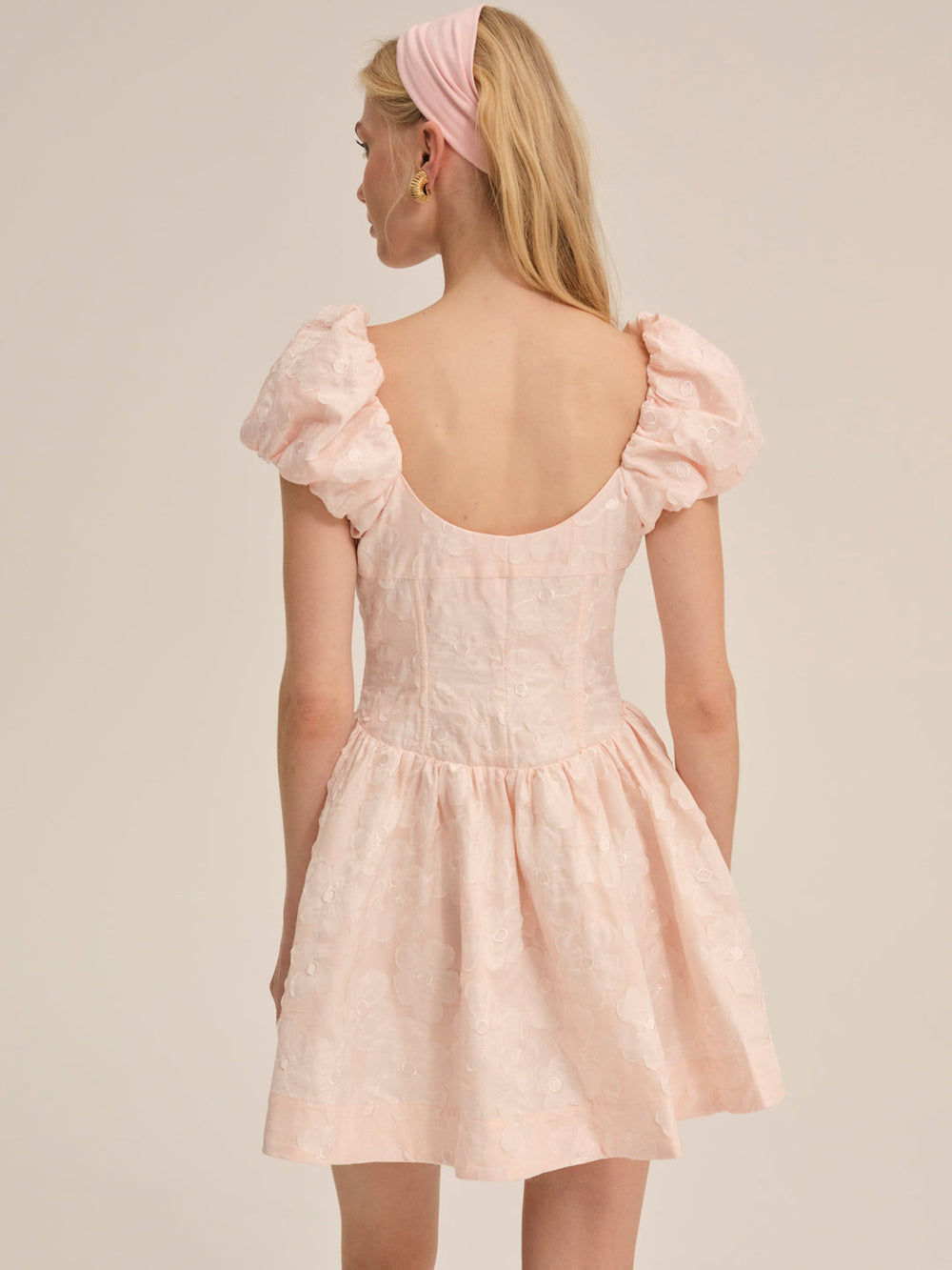 Florence Mini Dress — Peach