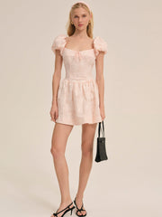 Florence Mini Dress — Peach