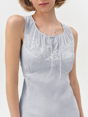 Madalie Midi Dress — Blue