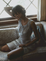 Madalie Midi Dress — Blue