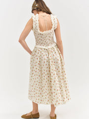 Morgan Midi Dress — White