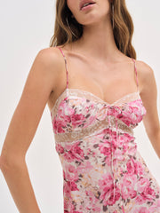 Angelina Midi Dress — Pink