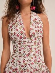 Betty Bud Maxi Dress — White