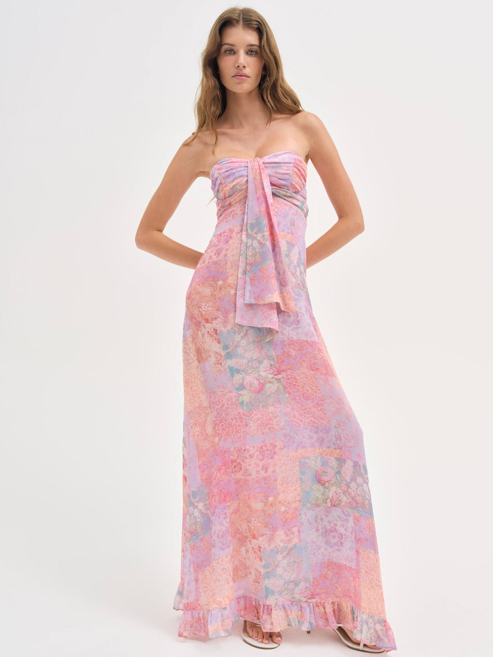 Teagan Maxi Dress — Pink