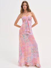 Teagan Maxi Dress — Pink