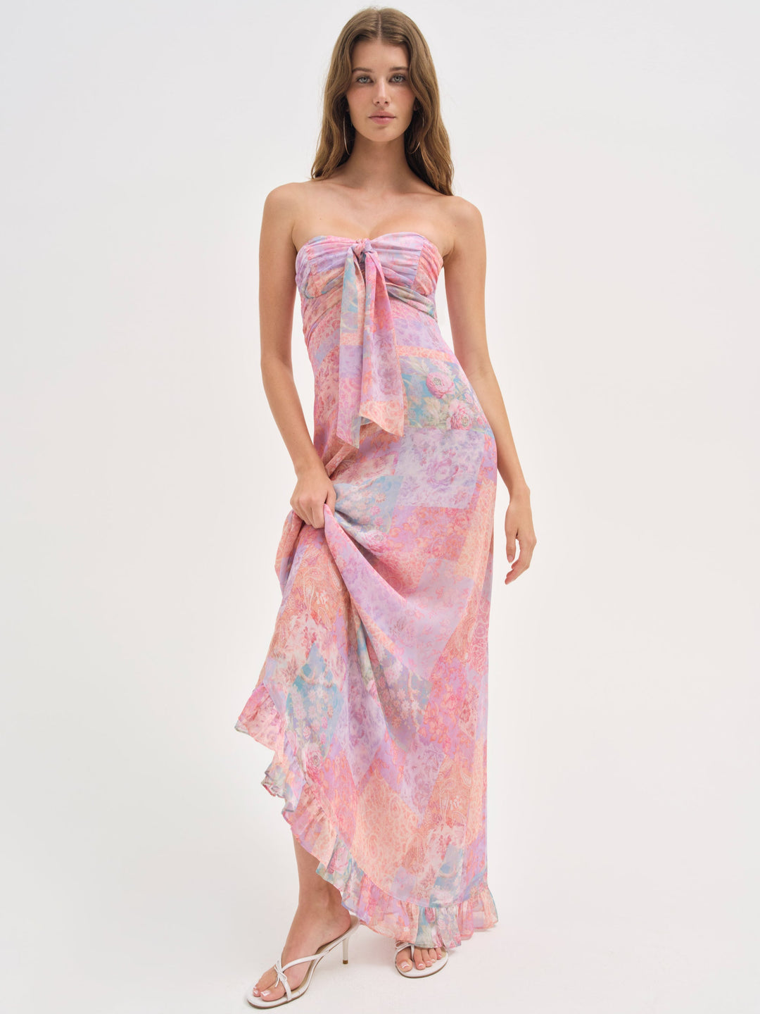 Teagan Maxi Dress — Pink