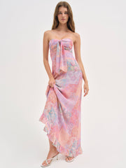 Teagan Maxi Dress — Pink