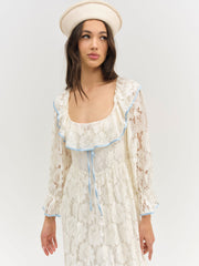 Severine Maxi Dress — Cream