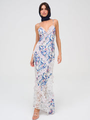 Josalyn Maxi Dress — Blue