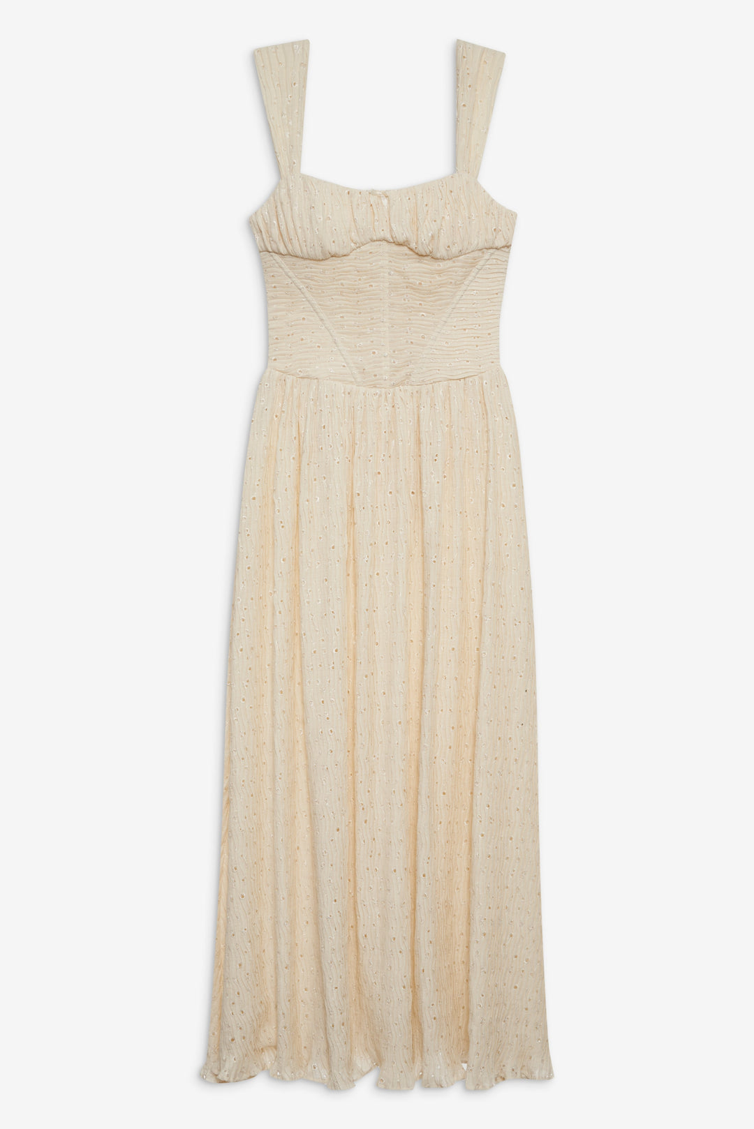 Erika Bustier Maxi Dress — Natural