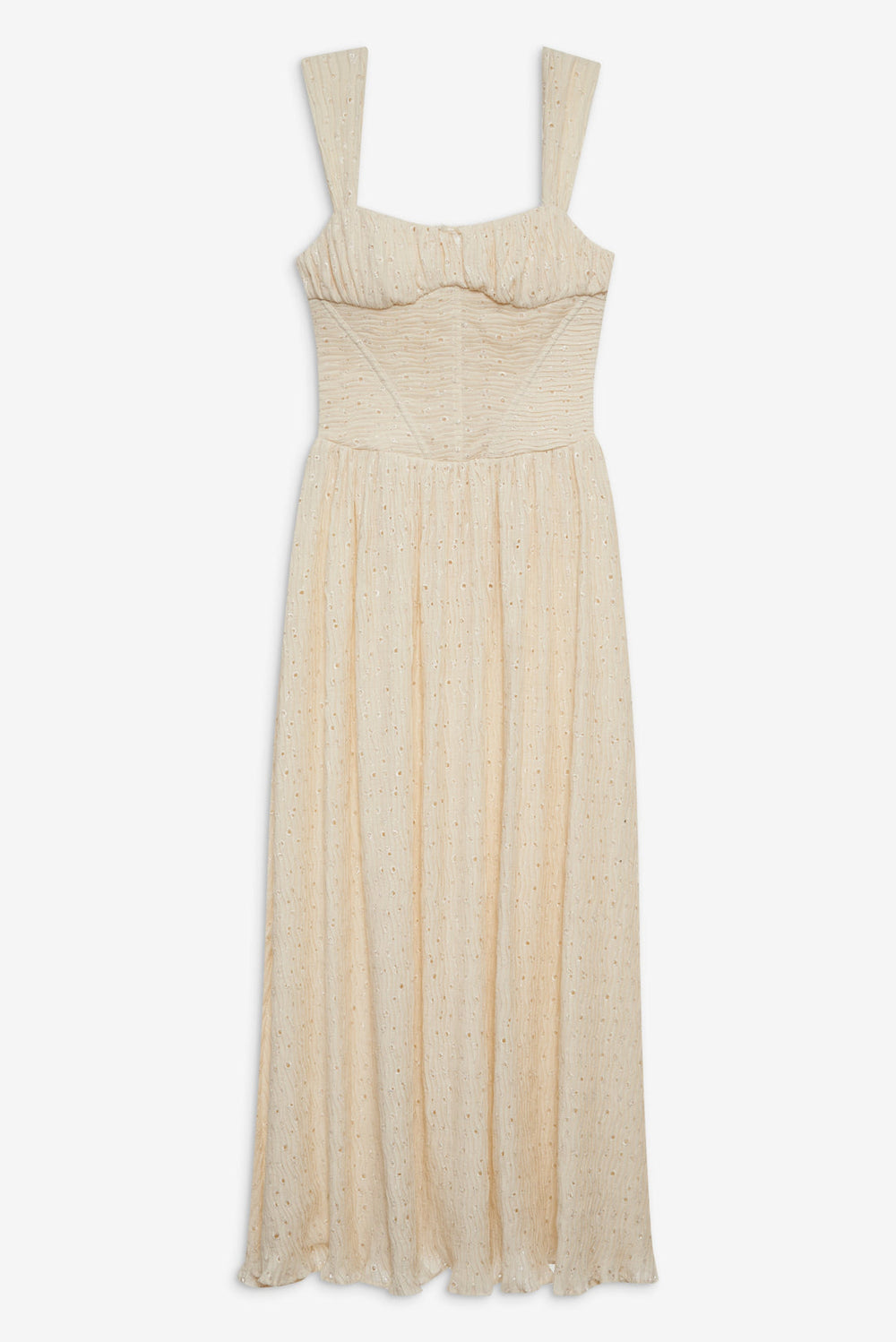 Erika Bustier Maxi Dress — Natural