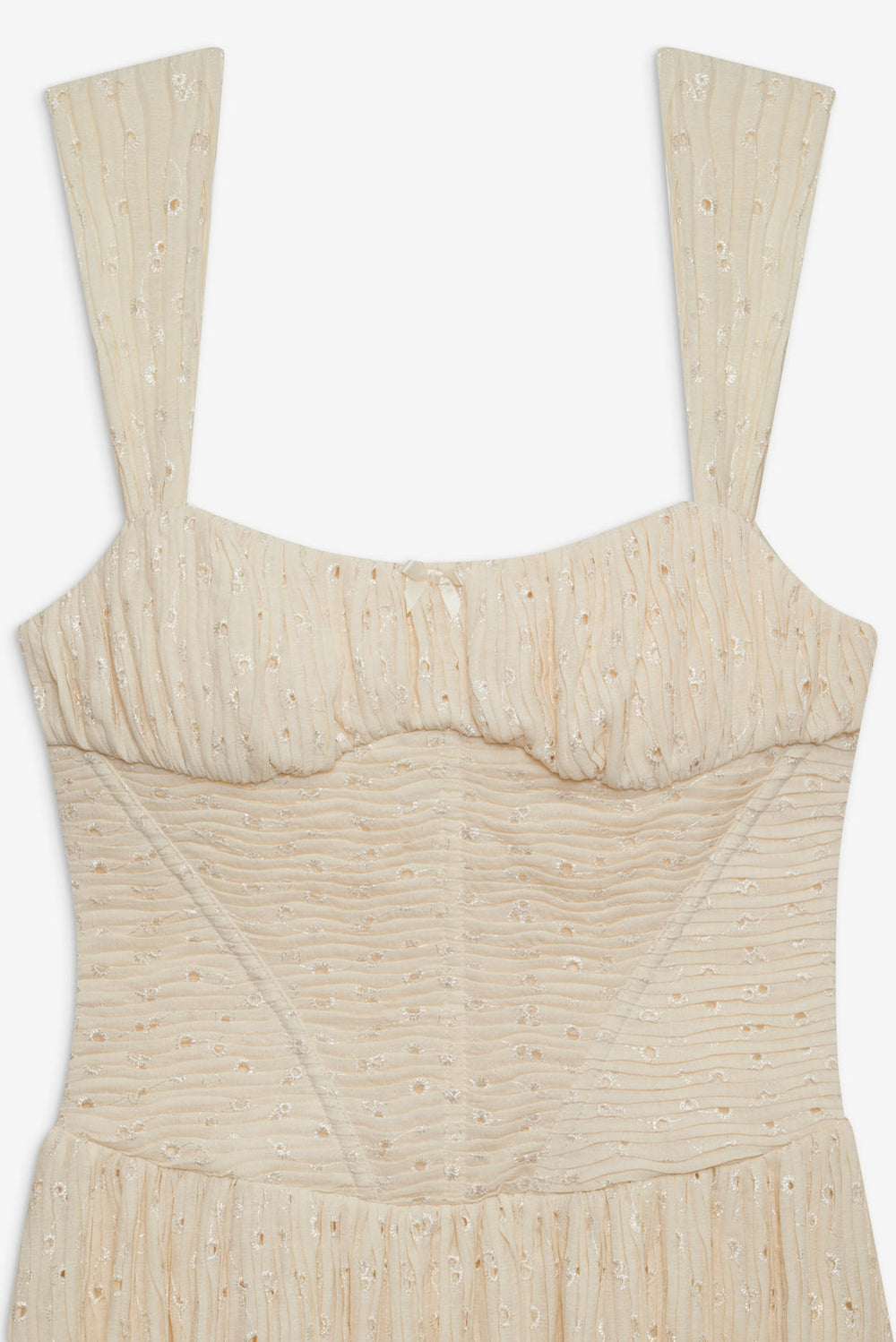 Erika Bustier Maxi Dress — Natural