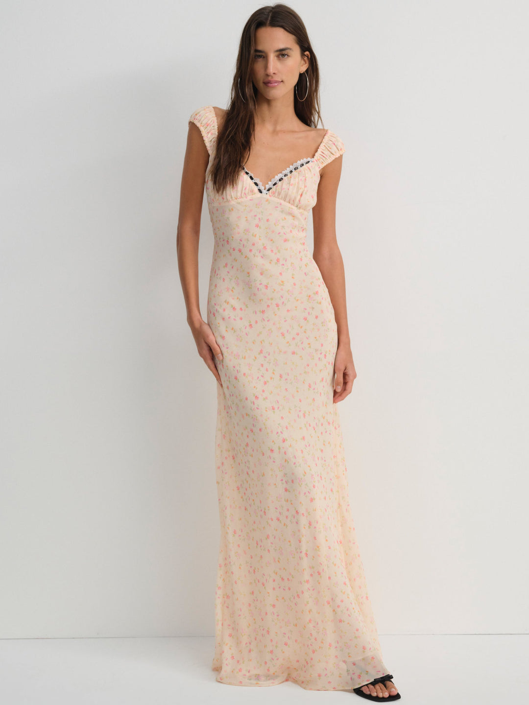Emmaline Maxi Dress — Peach