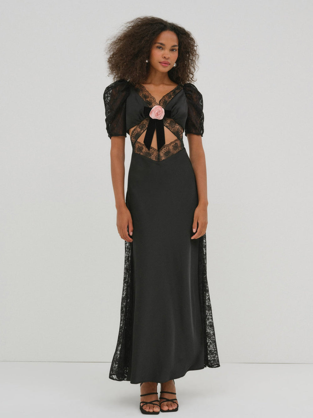 Corinne Maxi Dress — Black