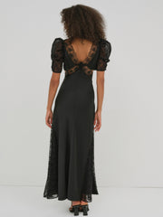 Corinne Maxi Dress — Black