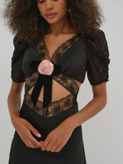 Corinne Maxi Dress — Black