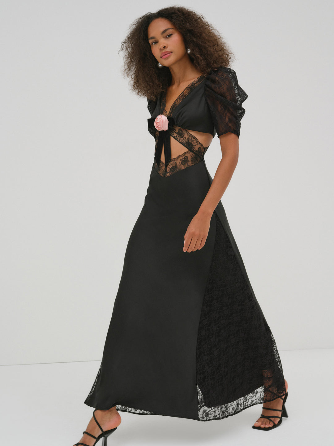Corinne Maxi Dress — Black
