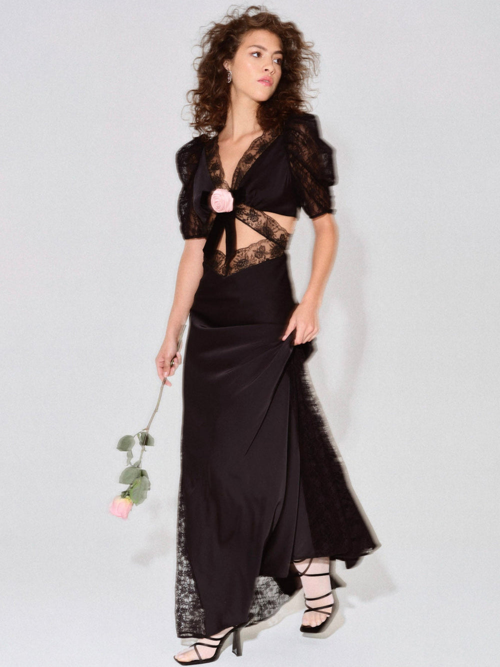 Corinne Maxi Dress — Black