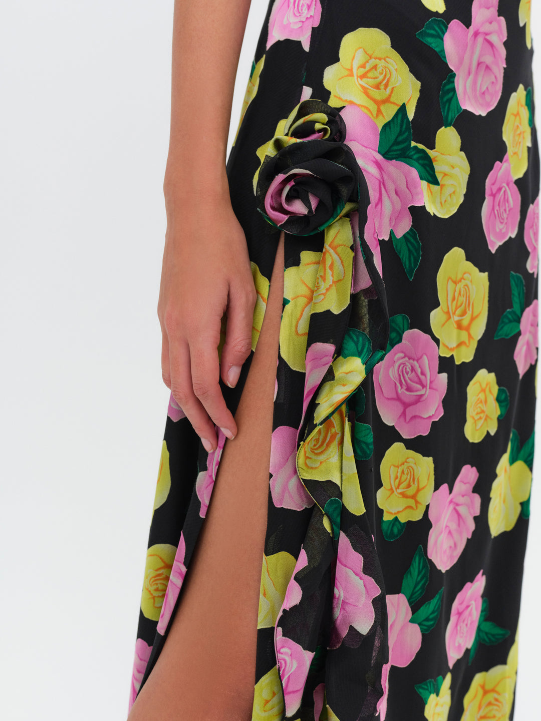 Madison Strapless Maxi Dress — Black
