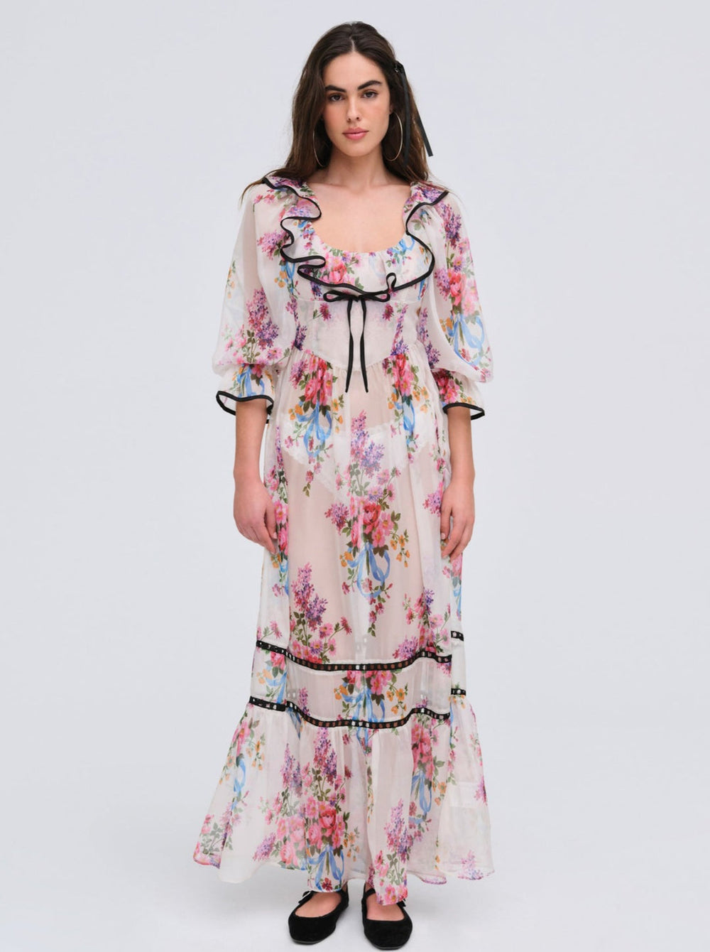 Severine Maxi Dress — Multi